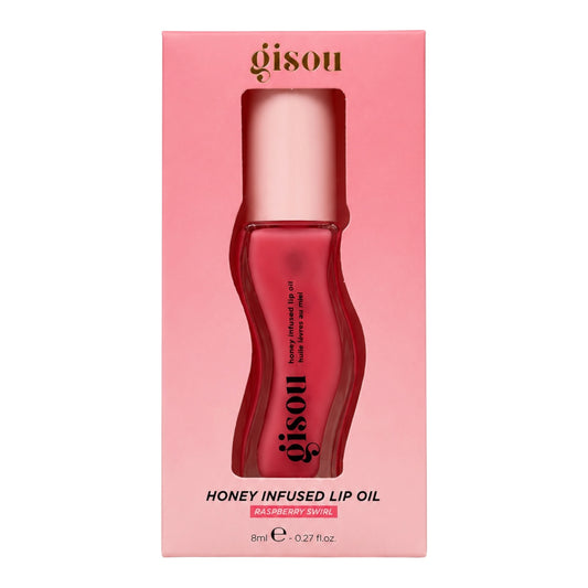 Gisou Honey Infused Lip Oil – Raspberry Swirl