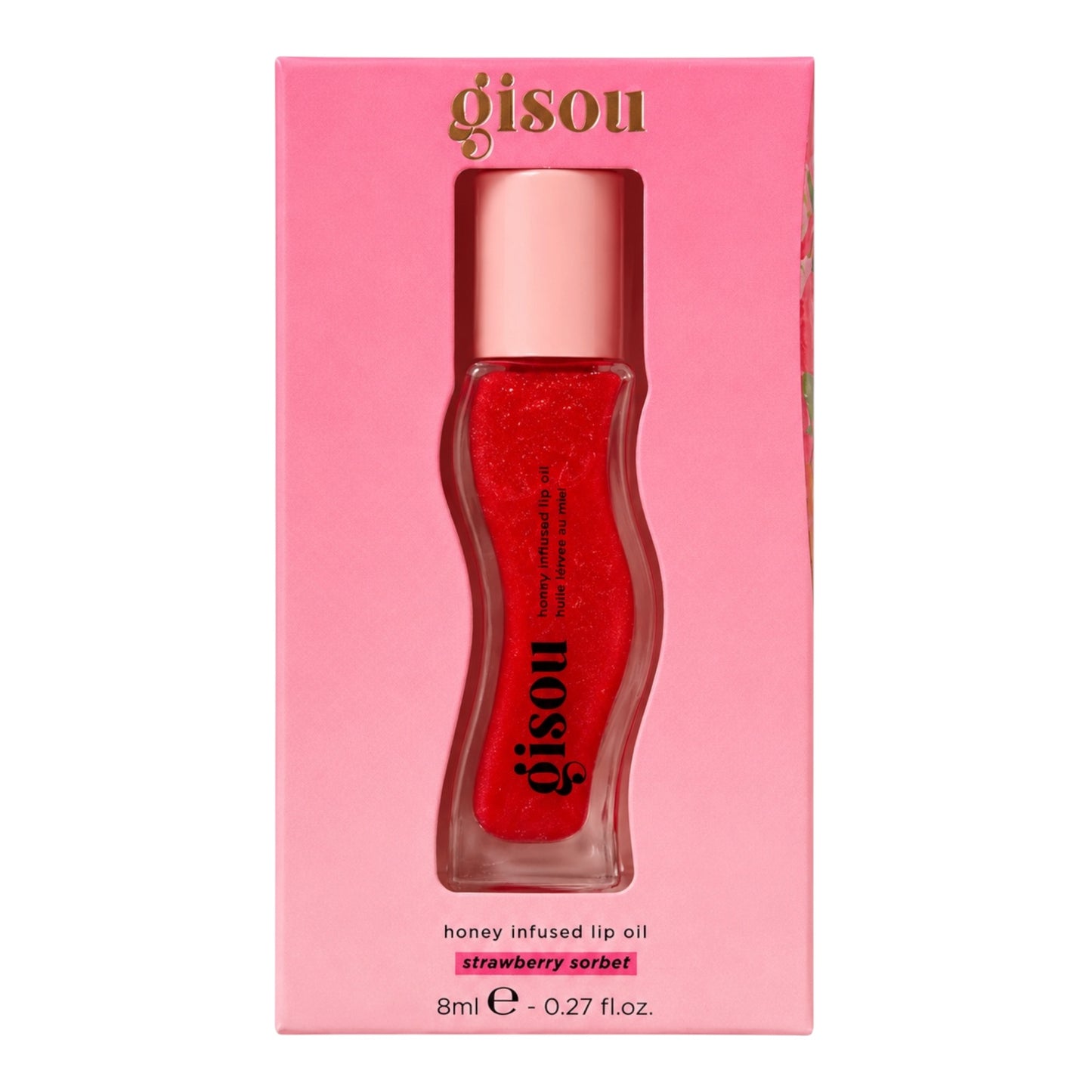 Gisou Honey Infused Lip Oil – Strawberry Sorbet
