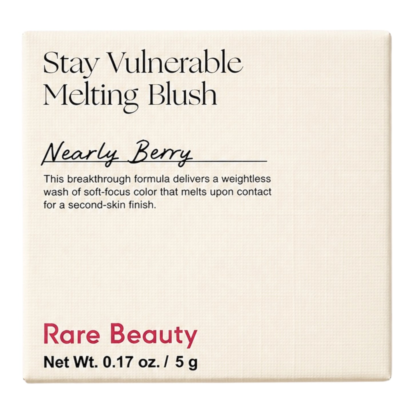 Rare Beauty Stay Vulnerable Melting Blush – Nearly Berry