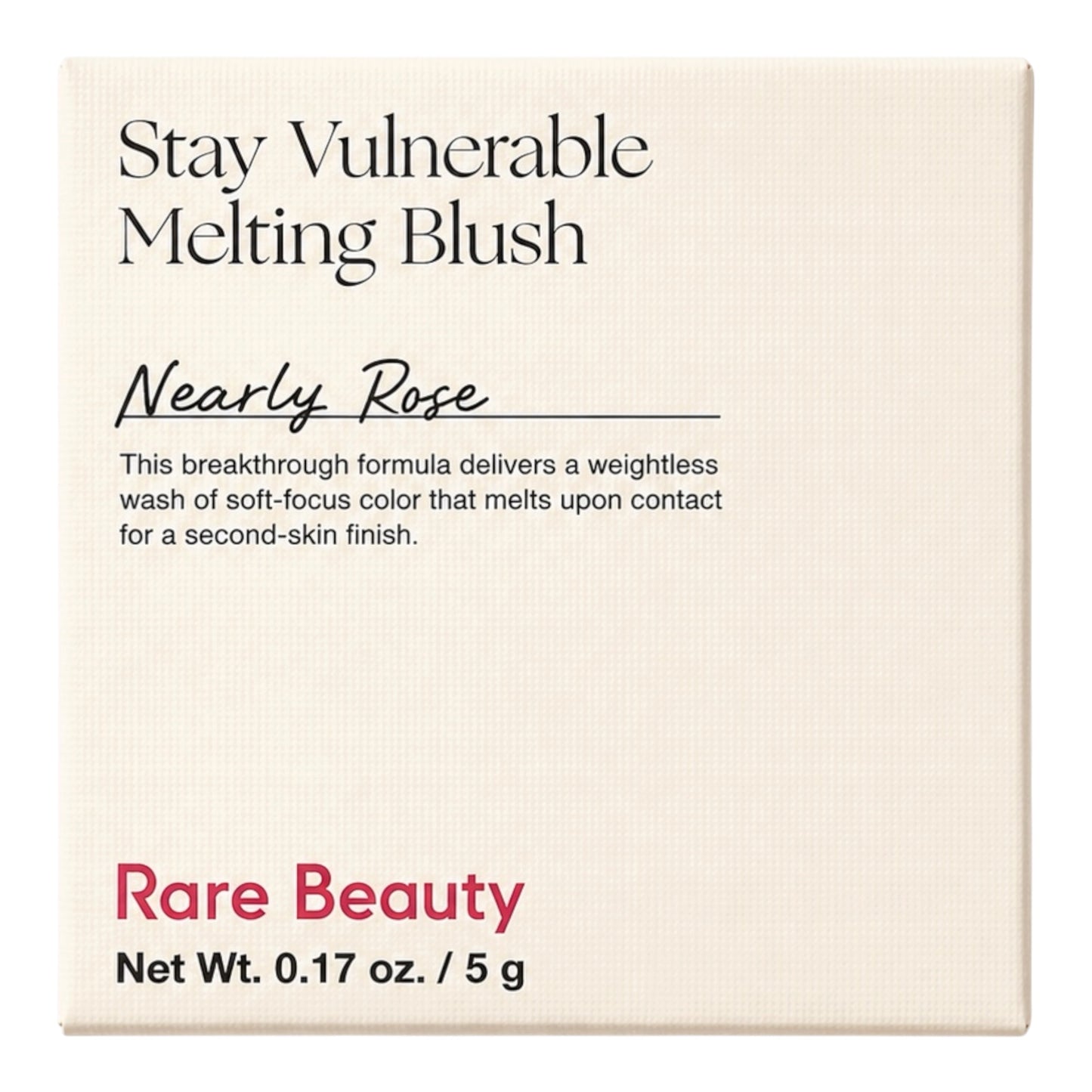 Rare Beauty Stay Vulnerable Melting Blush – Nearly Rose